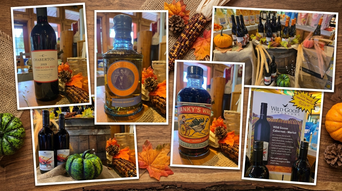 Fall seasonal special 2026 with red wines, scotch whiskey and merlot